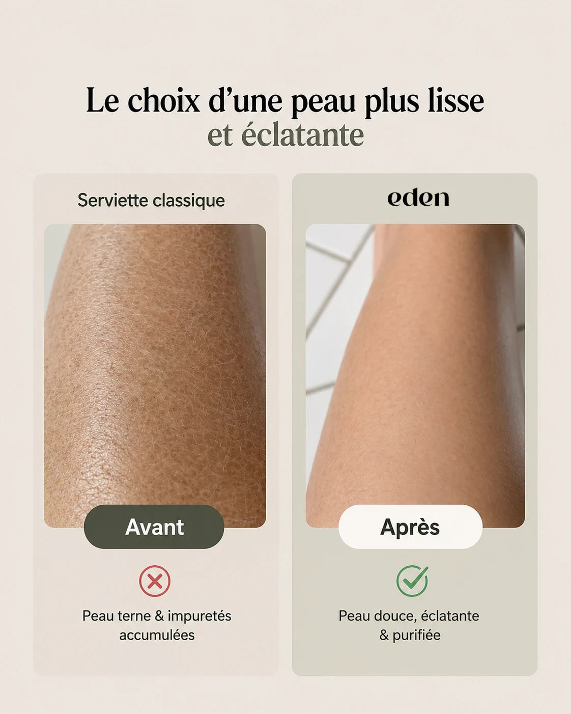 La Serviette Exfoliante Eden