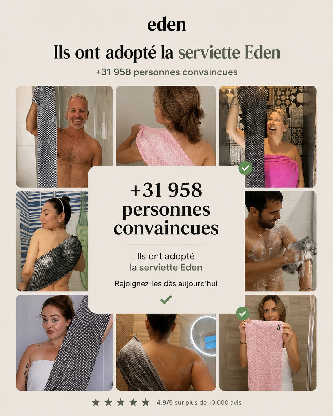 La Serviette Exfoliante Eden